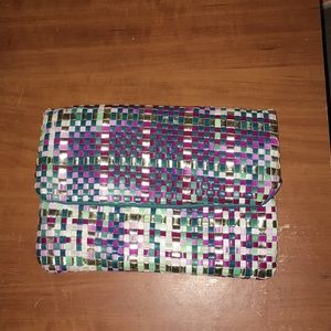 BRAND NEW WOVEN CLUTCH